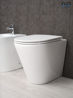 Унитаз приставной Gid TRS-263 62211Y белый 52x36x41